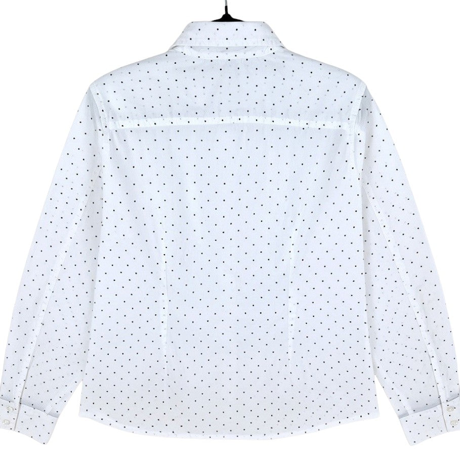 Tommy Hilfiger Womens White Classic Fit Dress Shirt Size M
