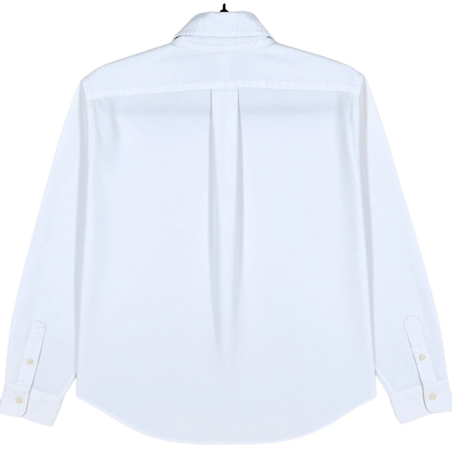 Vintage Ralph Lauren 90's Womens White Classic Fit Dress Shirt Size S