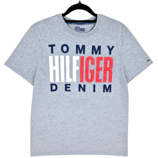 Tommy Hilfiger Denim Light Grey Tee Shirt Size S