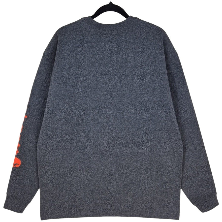 Carhartt Dark Grey Long Sleeve Loose Fit Tee Shirt Size L