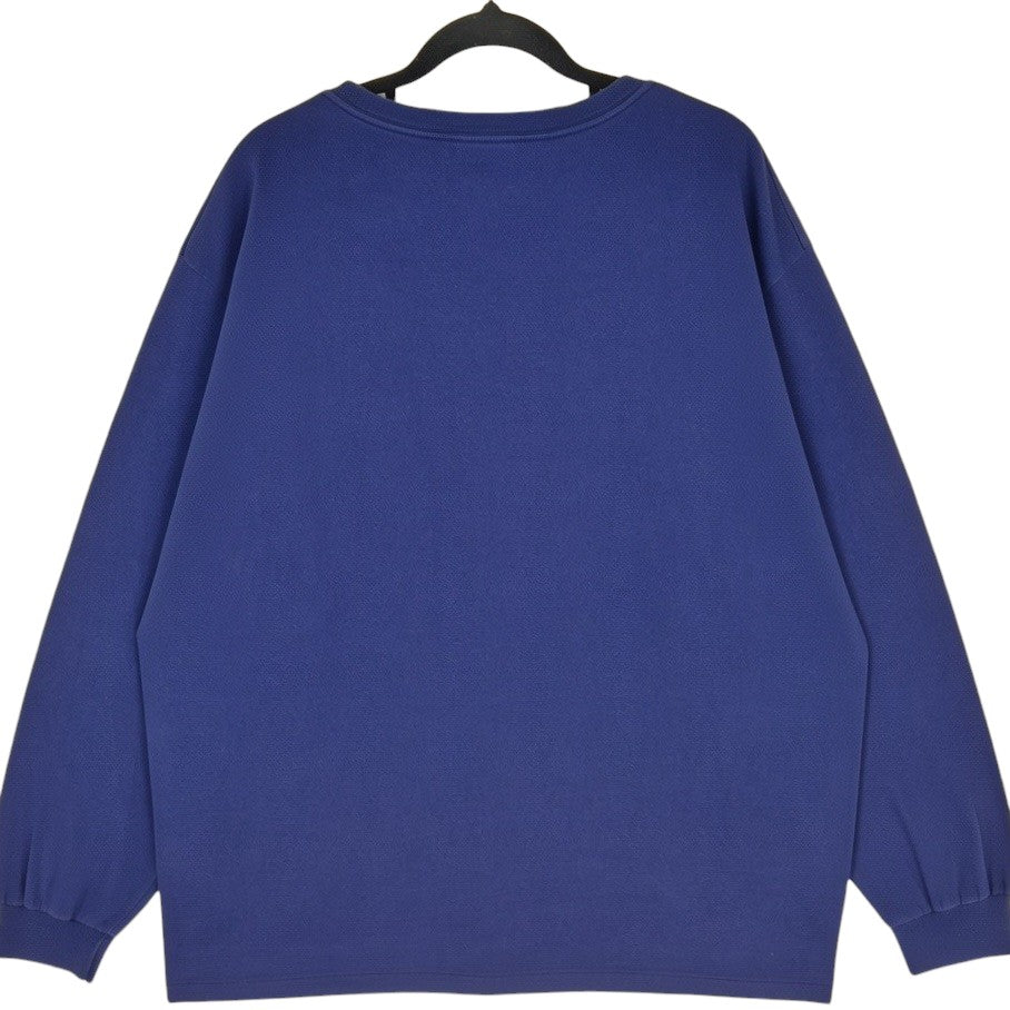 Vintage Polo Ralph Lauren 90's Dark Blue Long Sleeve Tee Shirt Size L