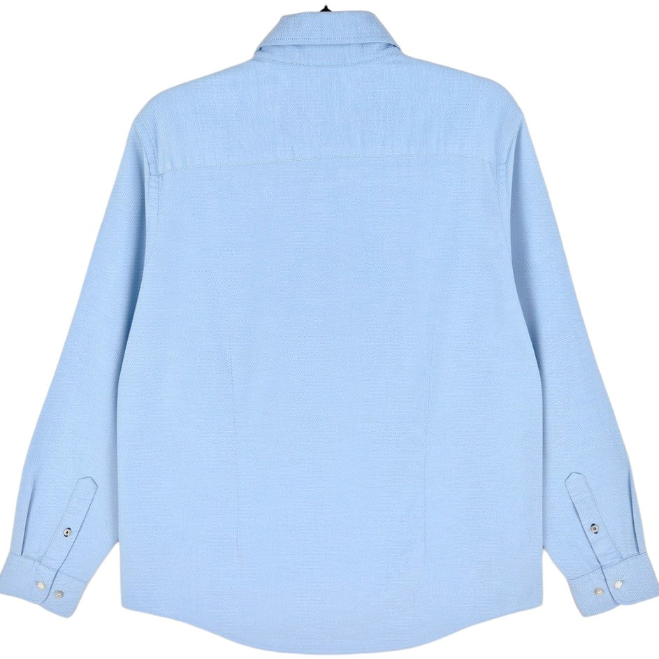 Tommy Hilfiger Light Blue Slim Fit Stretch Dress Shirt Size L