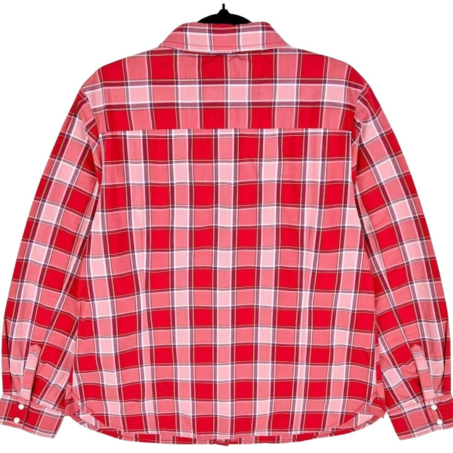 Tommy Hilfiger Red Checkered Dress Shirt Size L