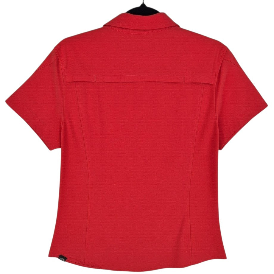 The North Face Blood Orange Synthetic Button Shirt Size M
