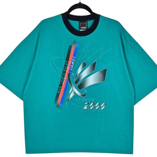 Vintage Bonds Sydney Paralympic Games 2000 Torch Relay Tee Shirt Size XL