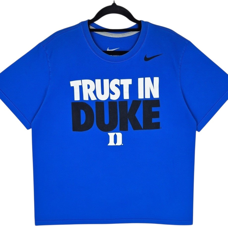 Nike Duke University Blue Tee Shirt Size L