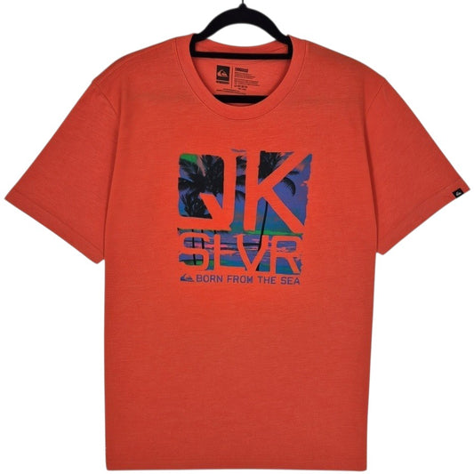 Quiksilver Orange Tee Shirt Size XL