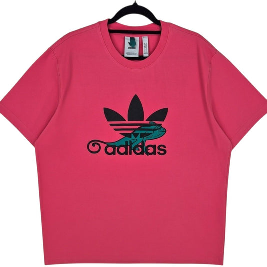 Adidas Pink Chameleon Trefoil Tee Shirt Size L