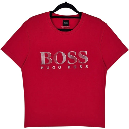 Hugo Boss Red Tee Shirt Size M