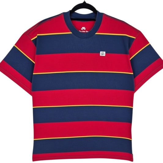 Nike SB Red & Blue Loose Fit Tee Shirt Size M