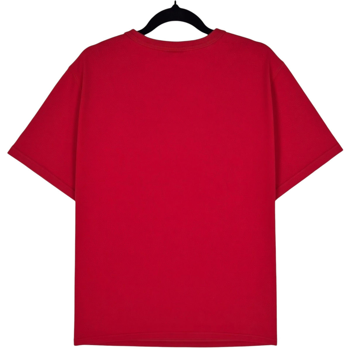 Vintage Champion Red Chest Script Tee Shirt Size M