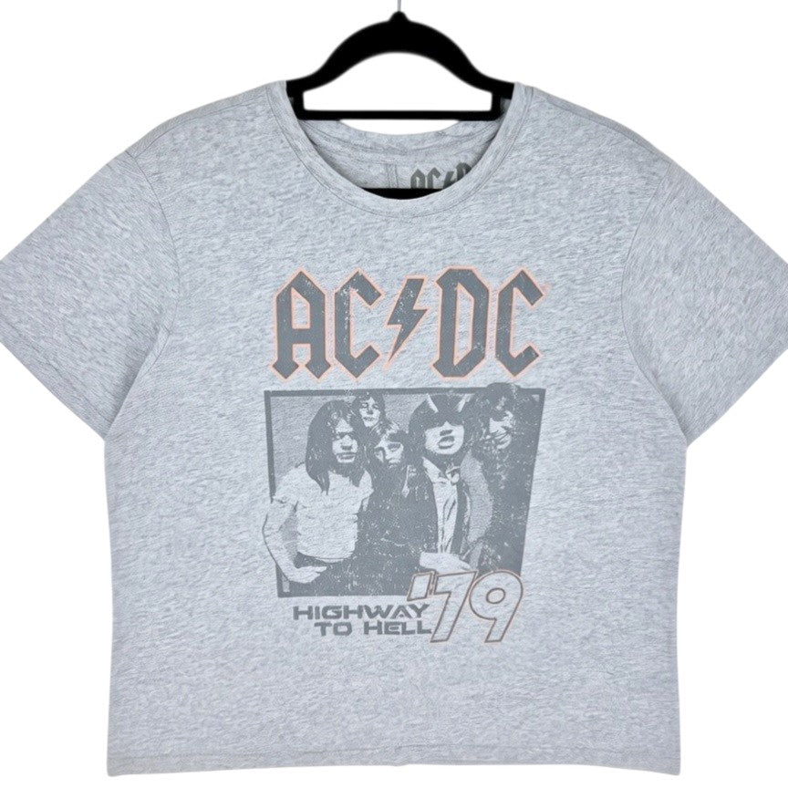 ACDC Grey Tee Shirt Size M