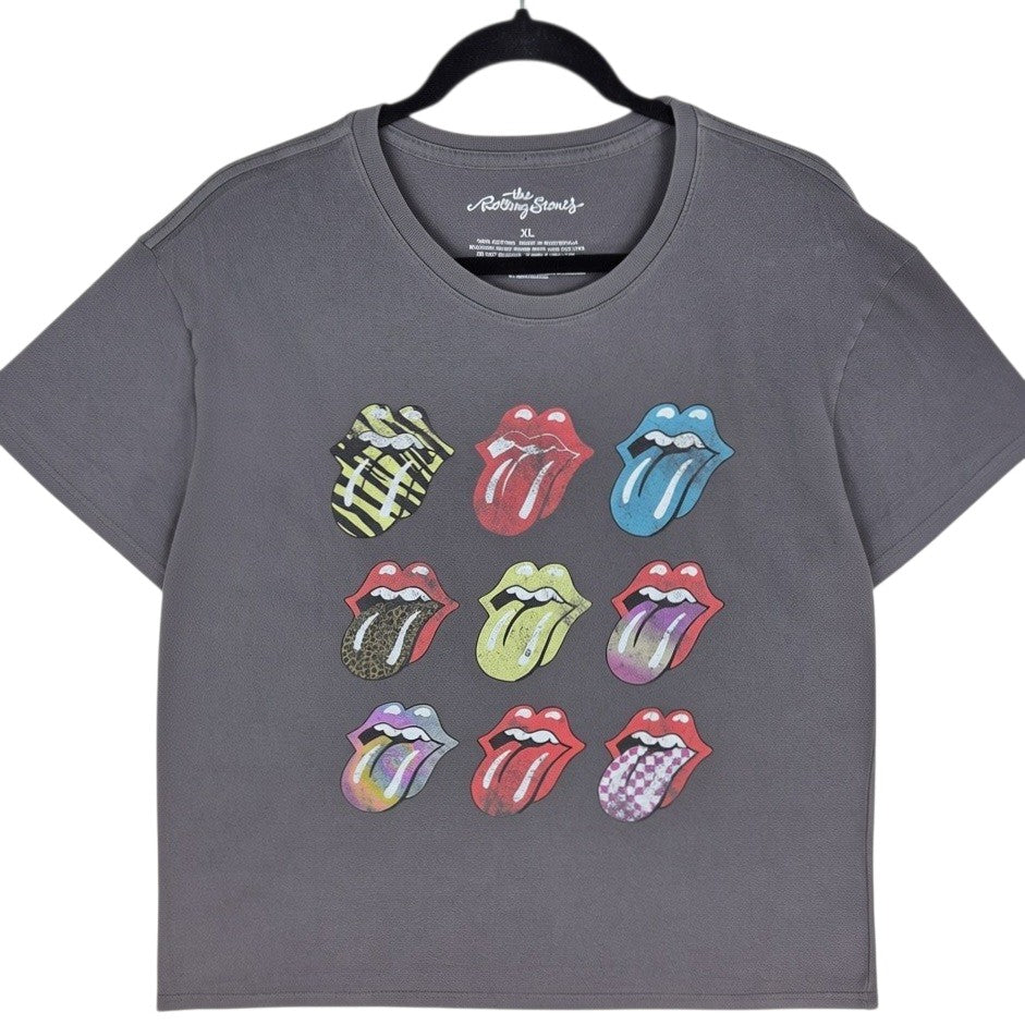 The Rolling Stones Grey Tee Shirt Size XL