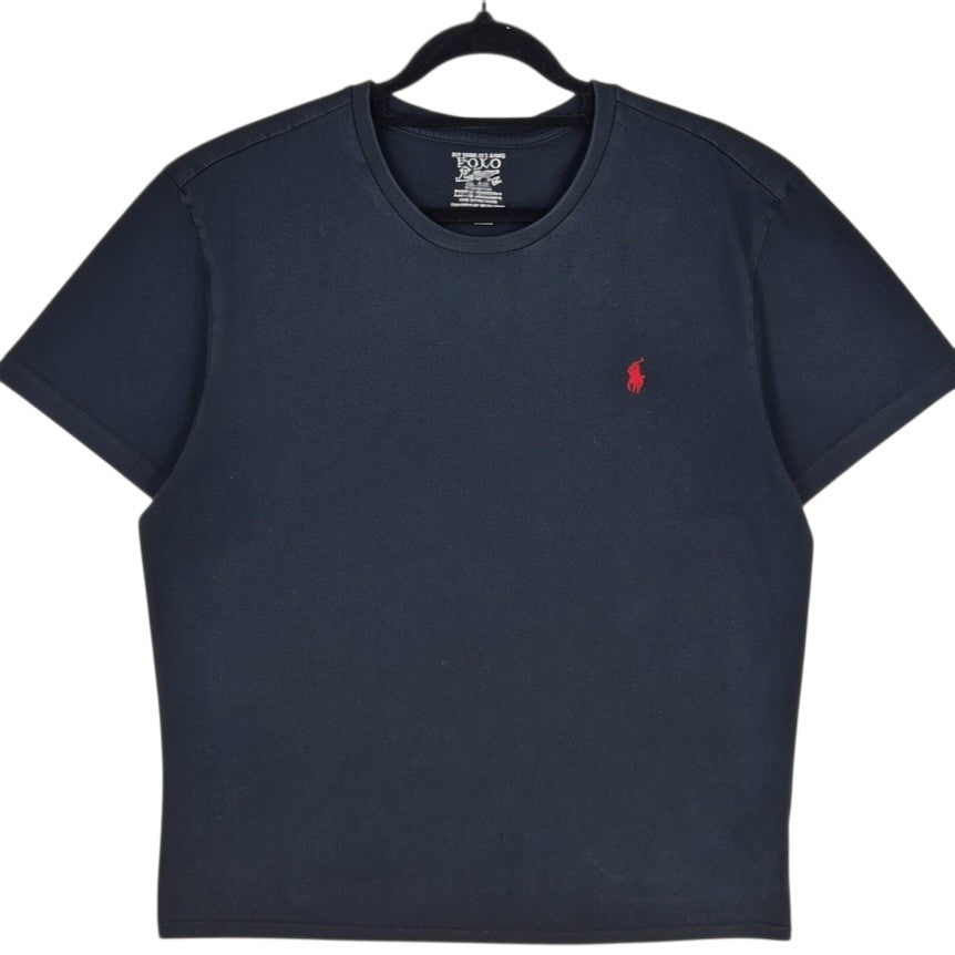 Polo Ralph Lauren Black Basic Crewneck Tee Shirt Size L