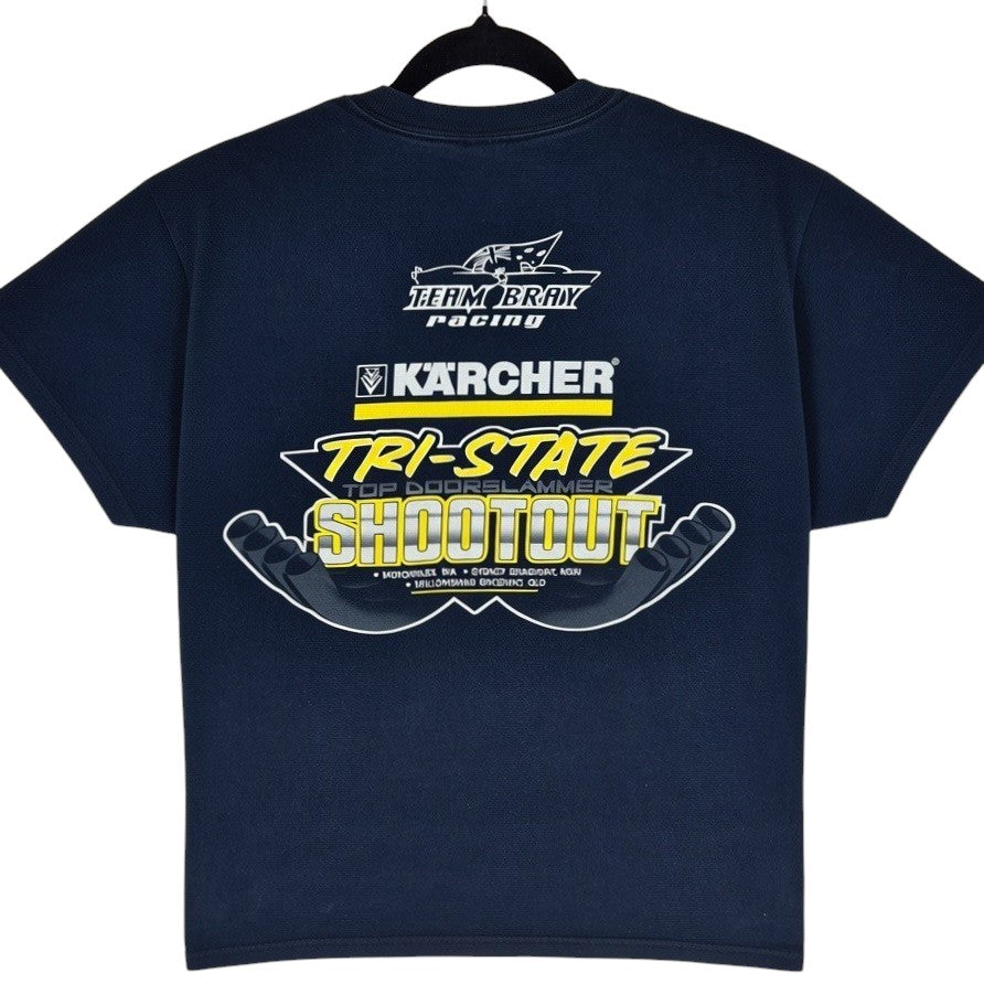 Karcher Tri State Shootout Perth 2010 Drag Racing Black Tee Shirt Size S