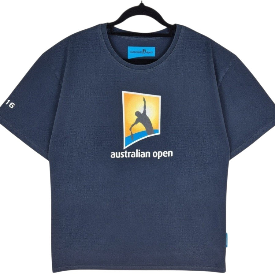 Australian Open Tennis 2016 Black Tee Shirt Size L