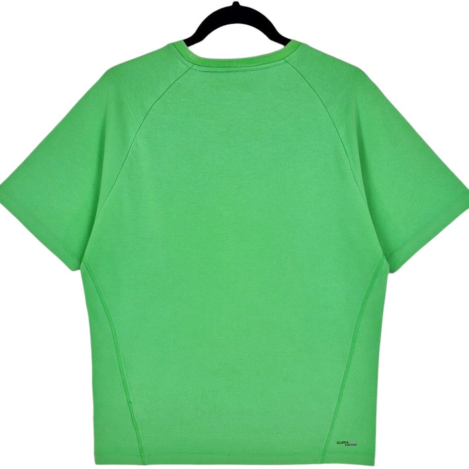 Vintage Adidas 2000's Green Tee Shirt Size M