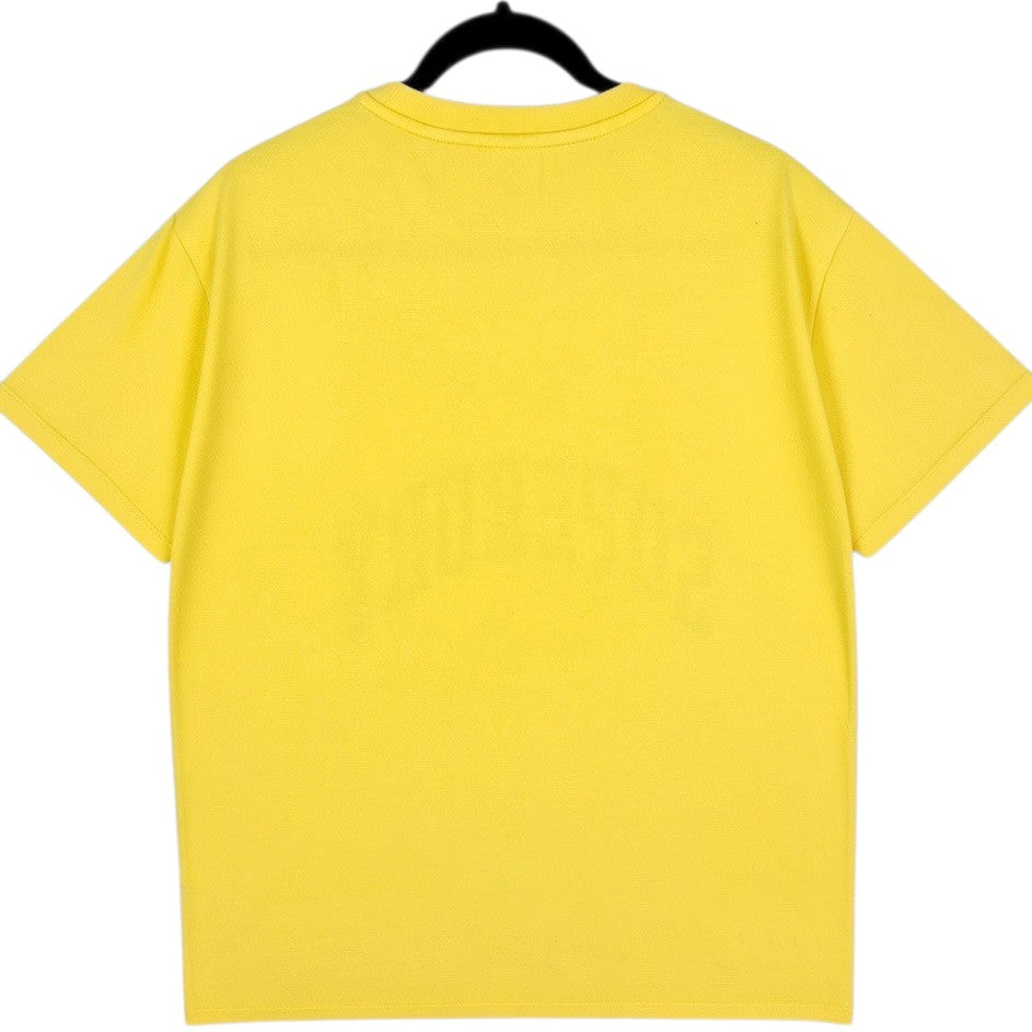 Superdry Yellow Chenille Tee Shirt Size 2XL