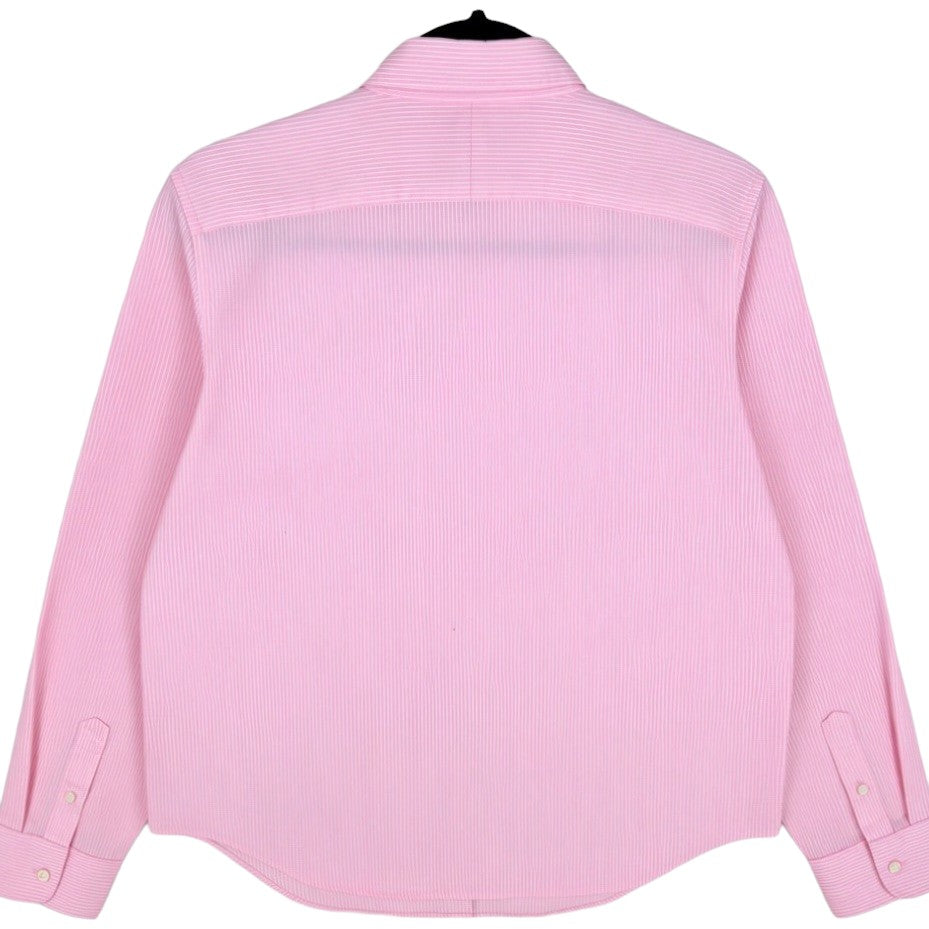 Vintage Ralph Lauren Green Label Pink Dress Shirt Size L