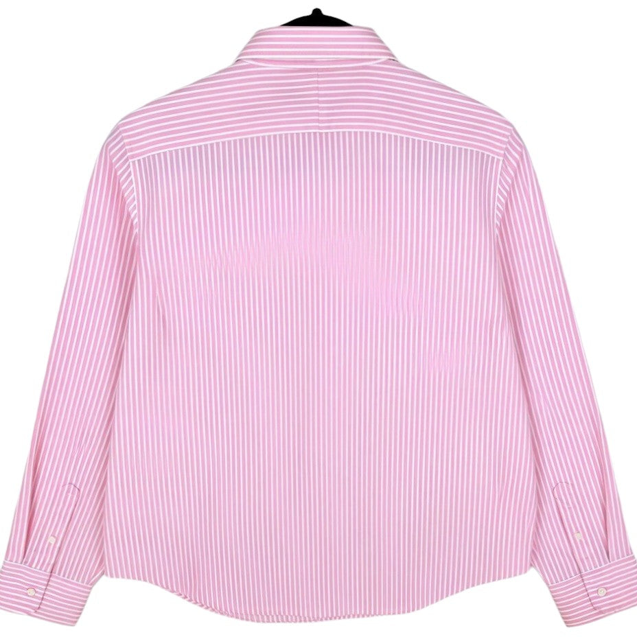 Ralph Lauren Green Label Pink Striped Dress Shirt Size L