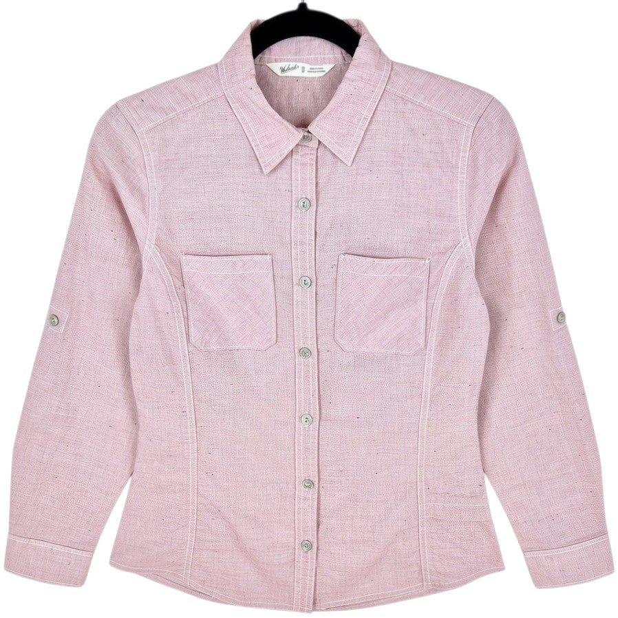 Woolrich Womens Dusty Pink Button Shirt Size XS