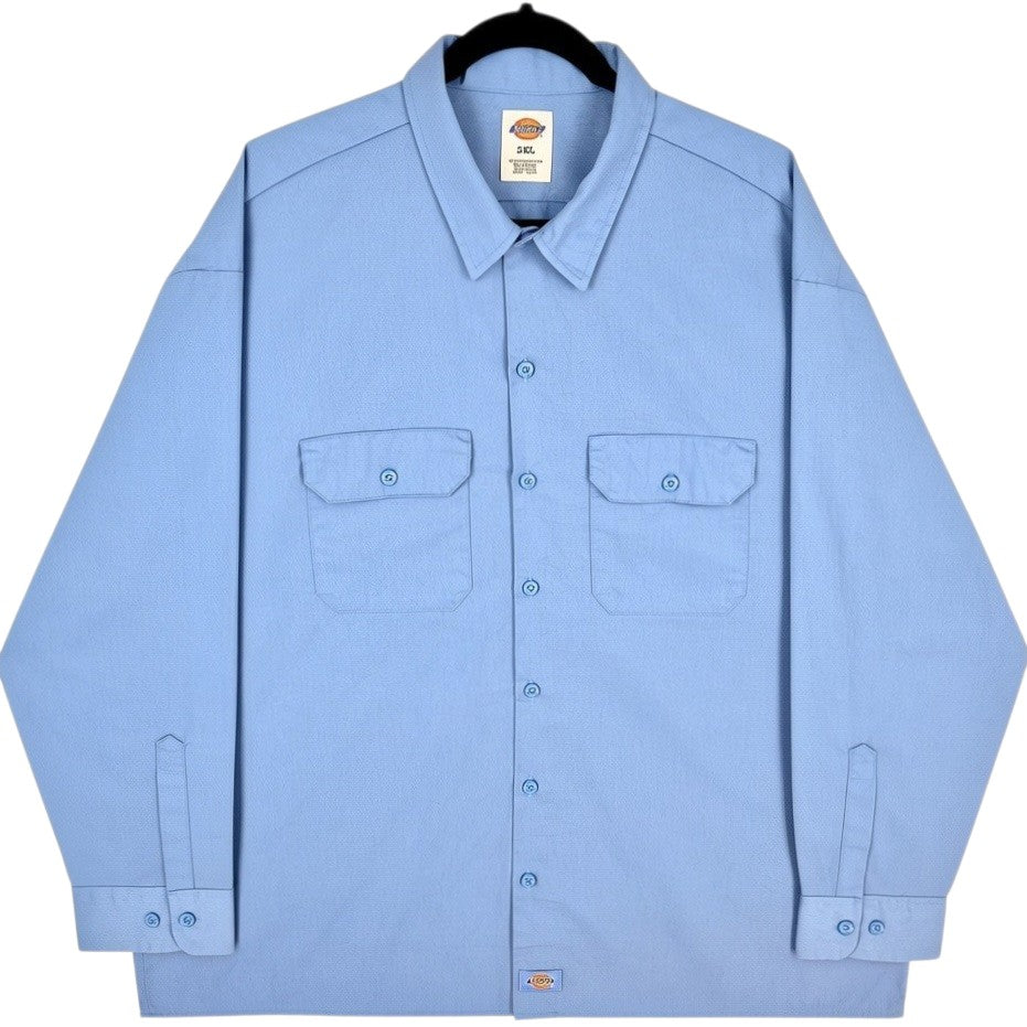 Dickies Blue Button Shirt Size 2XL