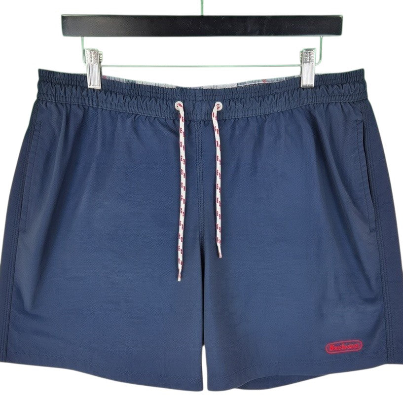 Barbour Dark Blue Nylon Beach Swim Shorts Size XL