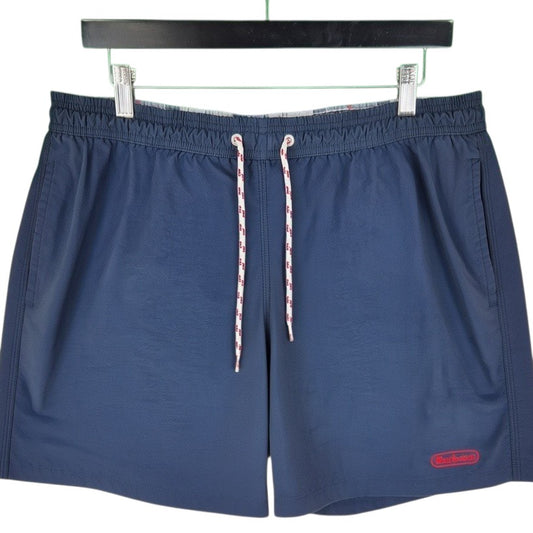 Barbour Dark Blue Nylon Beach Swim Shorts Size XL