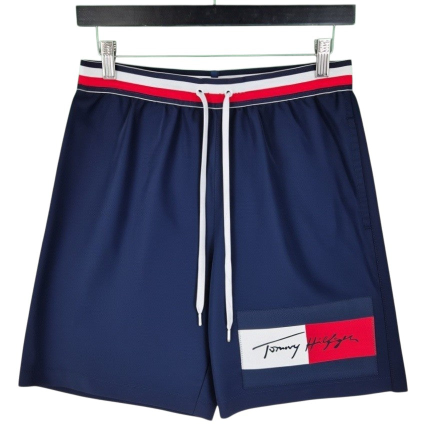 Tommy Hilfiger Dark Blue Nylon Beach Swim Shorts Size S