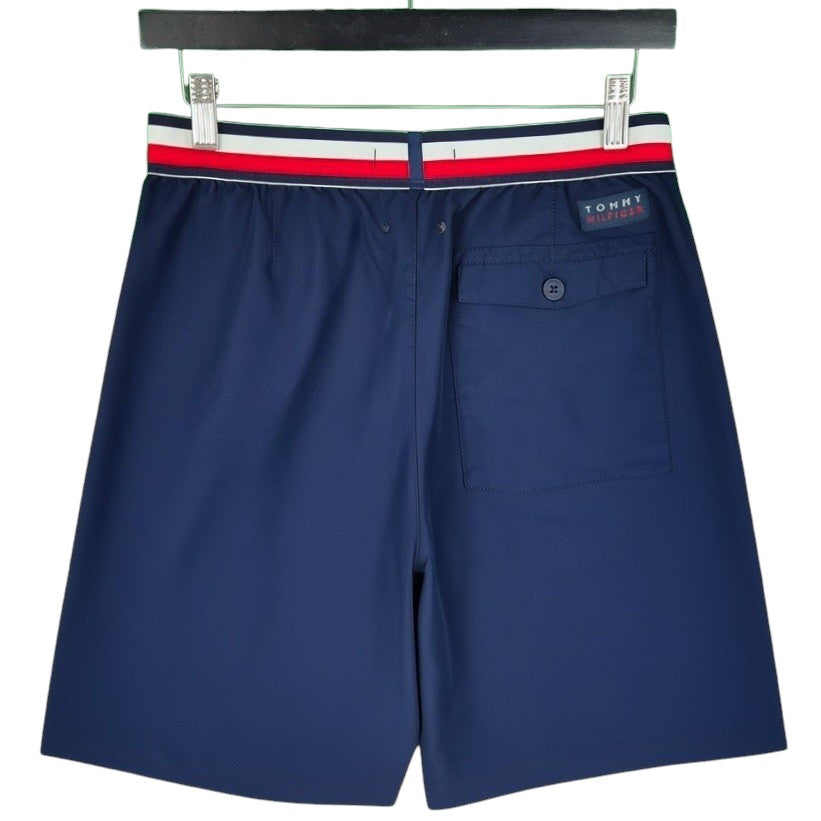 Tommy Hilfiger Dark Blue Nylon Beach Swim Shorts Size S