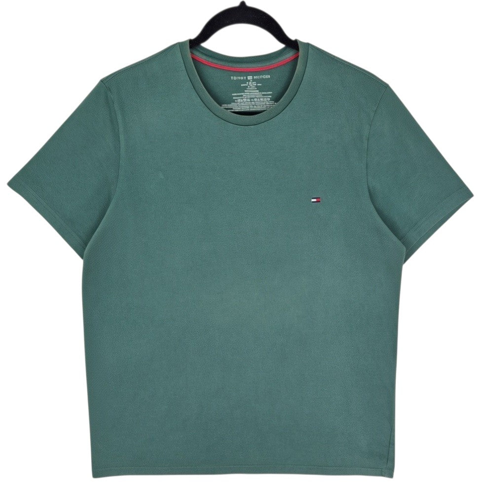 Tommy Hilfiger Green Basic Crewneck Tee Shirt Size M