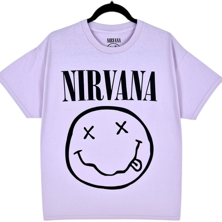 Nirvana Light Purple Tee Shirt Size L