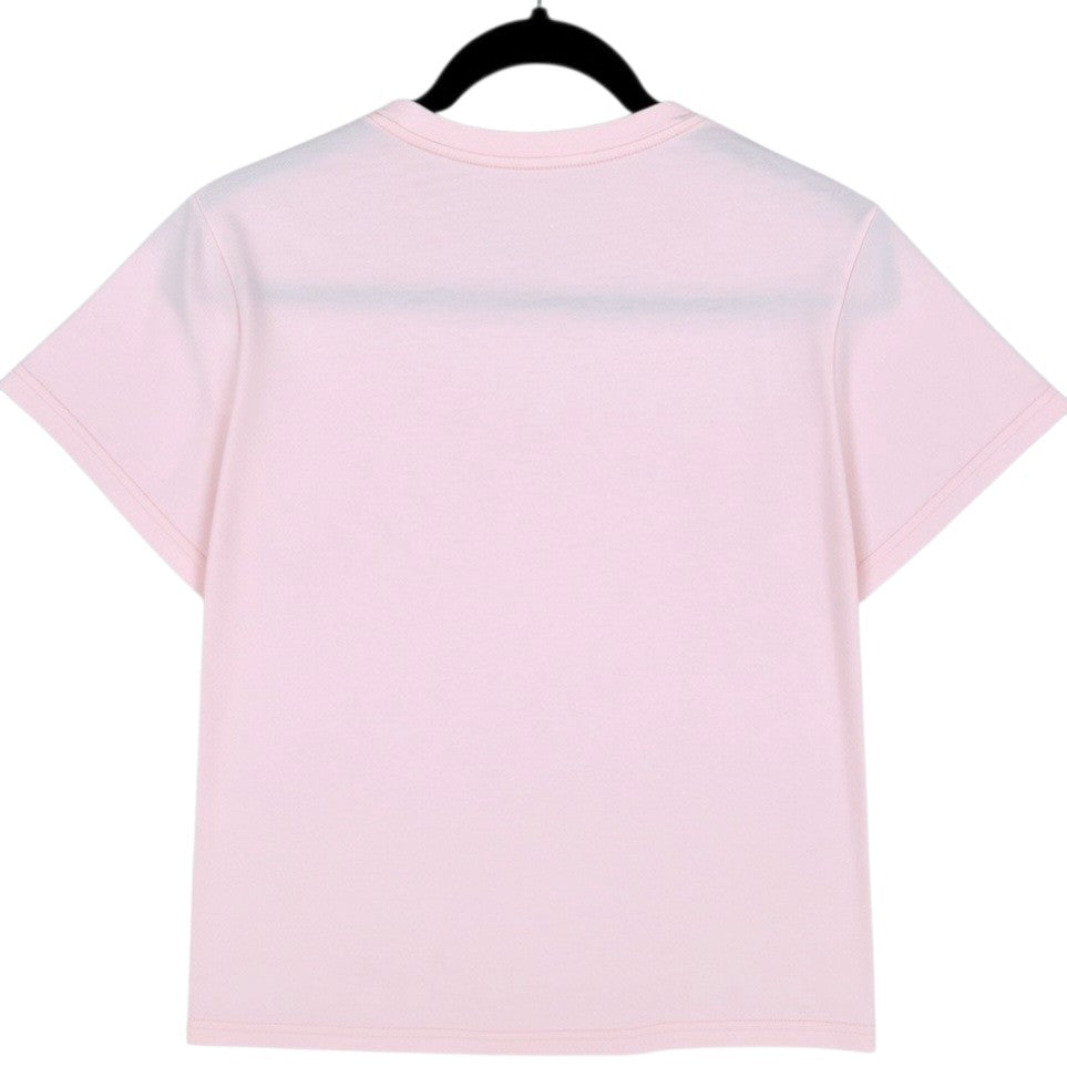 Converse Womens Light Pink Tee Shirt Size L
