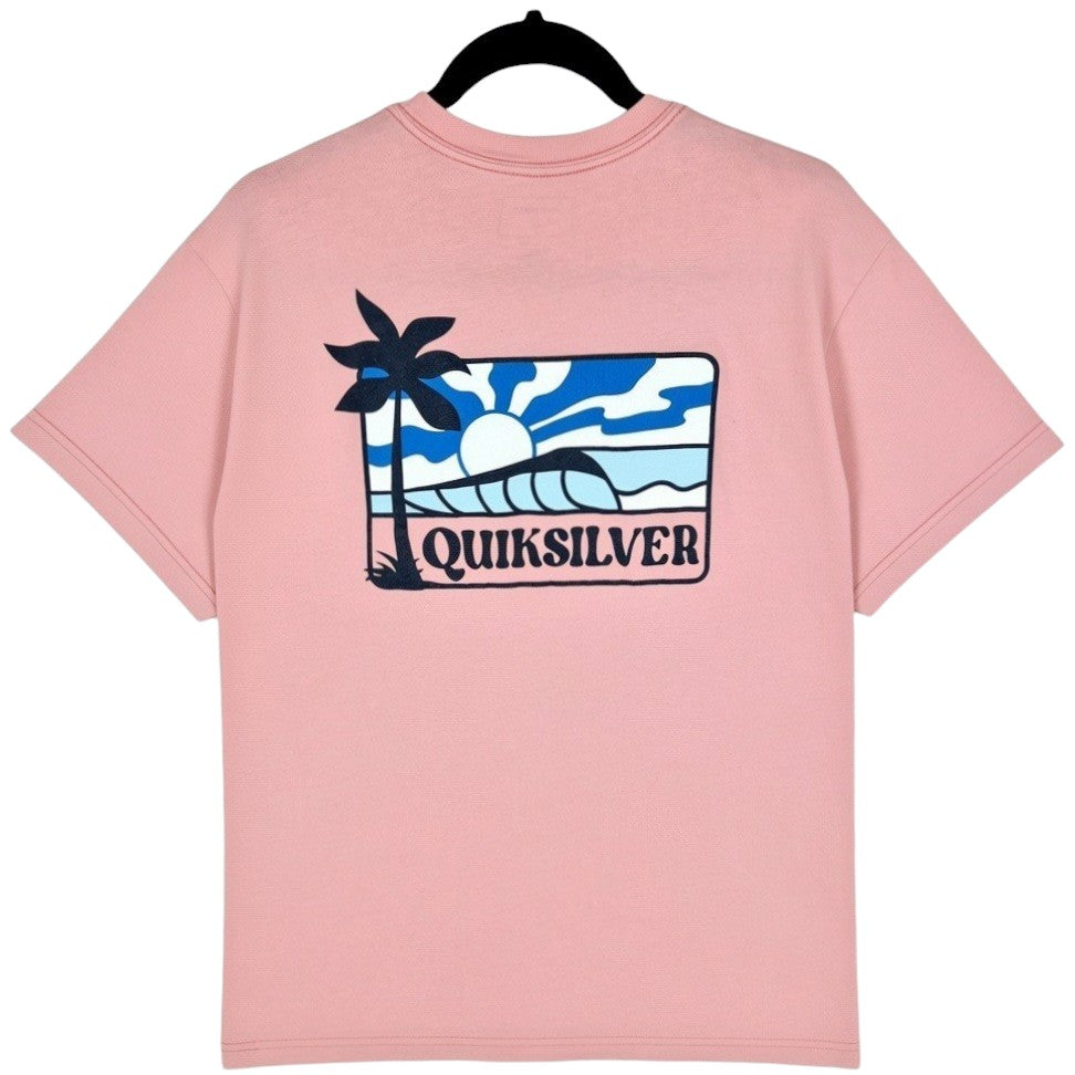 Quiksilver Peach Pink Tee Shirt Size L