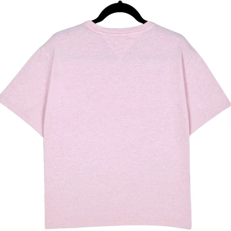 Tommy Hilfiger Light Pink Basic Crewneck Tee Shirt Size L