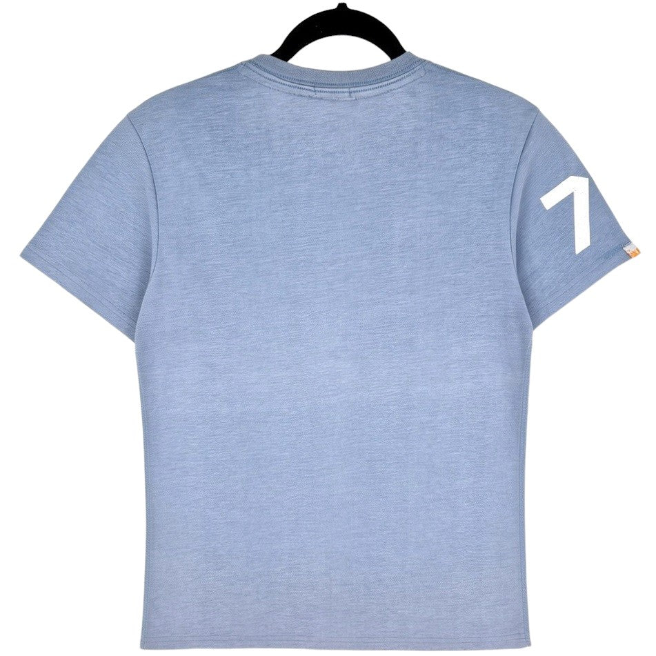 Superdry Steel Blue Tee Shirt Size M
