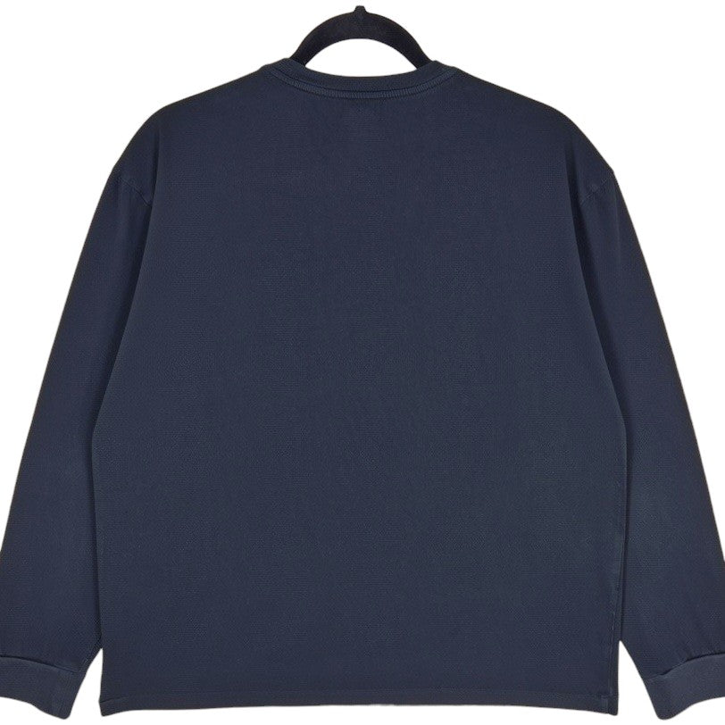Polo Ralph Lauren Black Long Sleeve V Neck Tee Shirt Size L