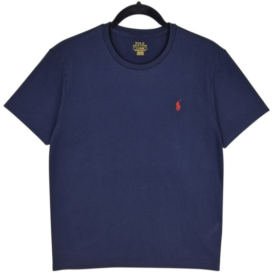 Polo Ralph Lauren Dark Blue Basic Slim Fit Crewneck Tee Shirt Size L