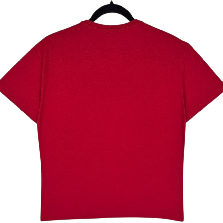Polo Ralph Lauren Red Basic V Neck Tee Shirt Size S