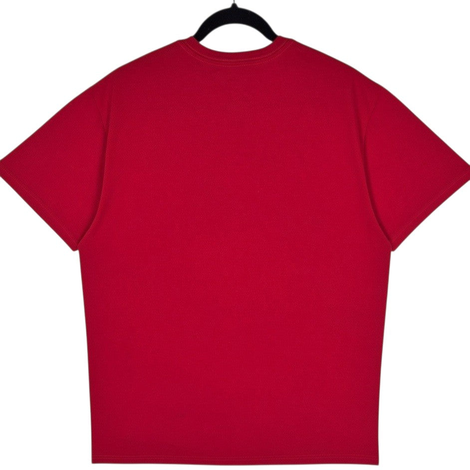 Polo Ralph Lauren Red Basic V Neck Tee Shirt Size XL