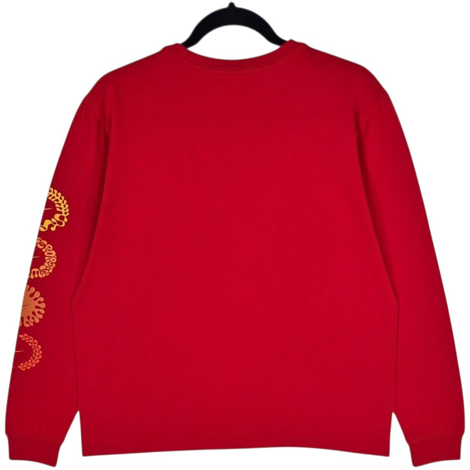 Nike Red Long Sleeve Tee Shirt Size L