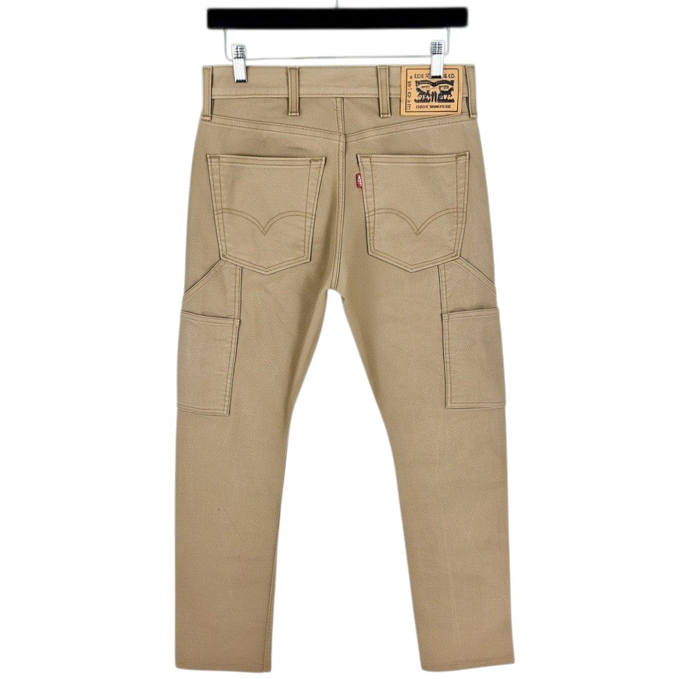 Levis 511 Workwear Jeans Brown Rigid Straight Leg Denim W30