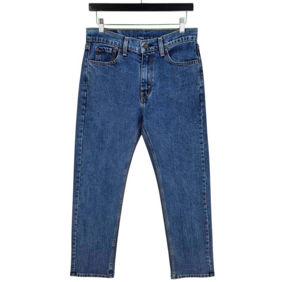 Levis 505 Jeans Dark Blue Heavy Regular Fit Denim W30