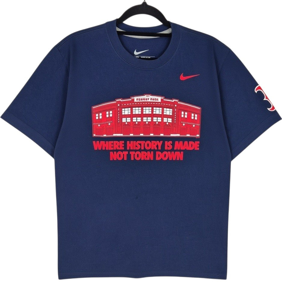 Nike Boston Red Sox Dark Blue Fenway Park Tee Shirt Size M