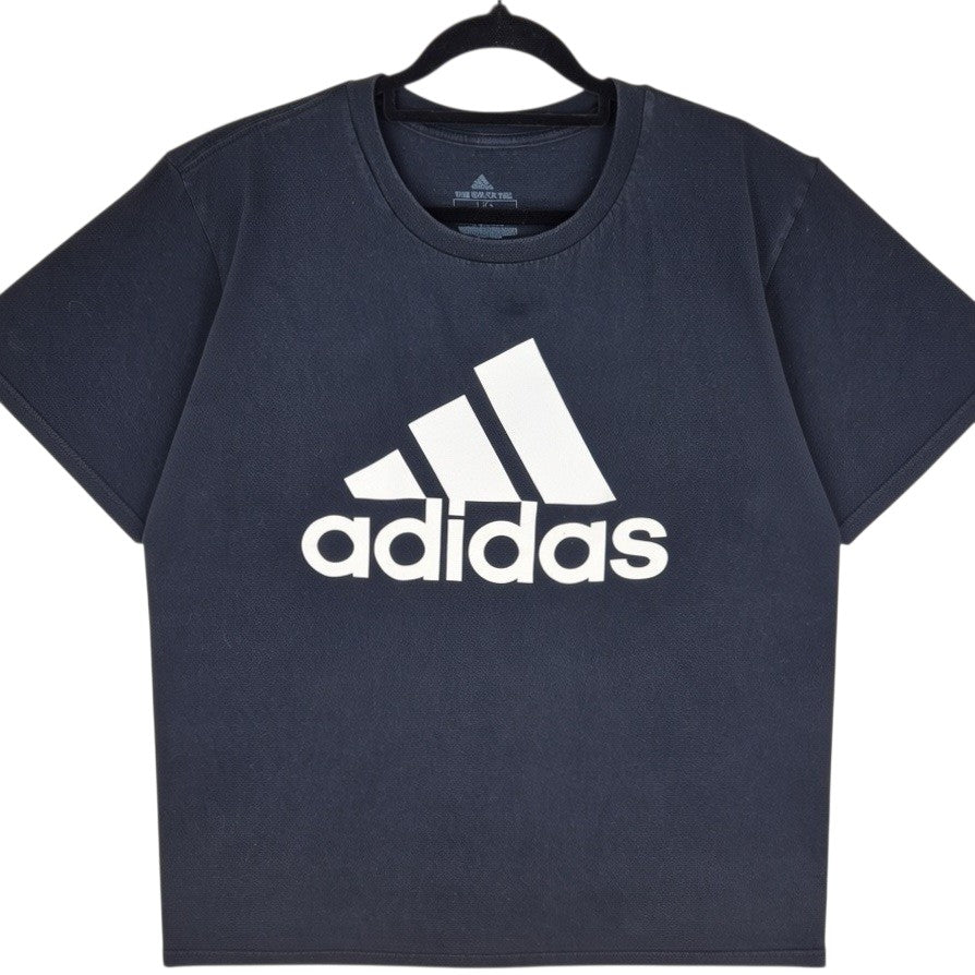 Adidas Black Cotton Tee Shirt Size L