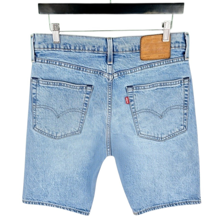 Levis Premium 502 Jeans Blue Denim Shorts W30