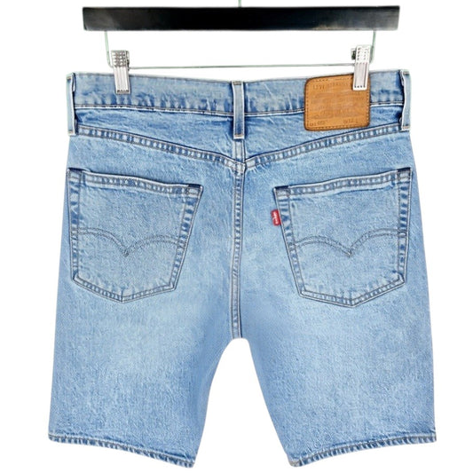 Levis Premium 502 Jeans Blue Denim Shorts W30