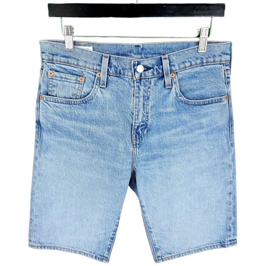 Levis Premium 502 Jeans Blue Denim Shorts W30