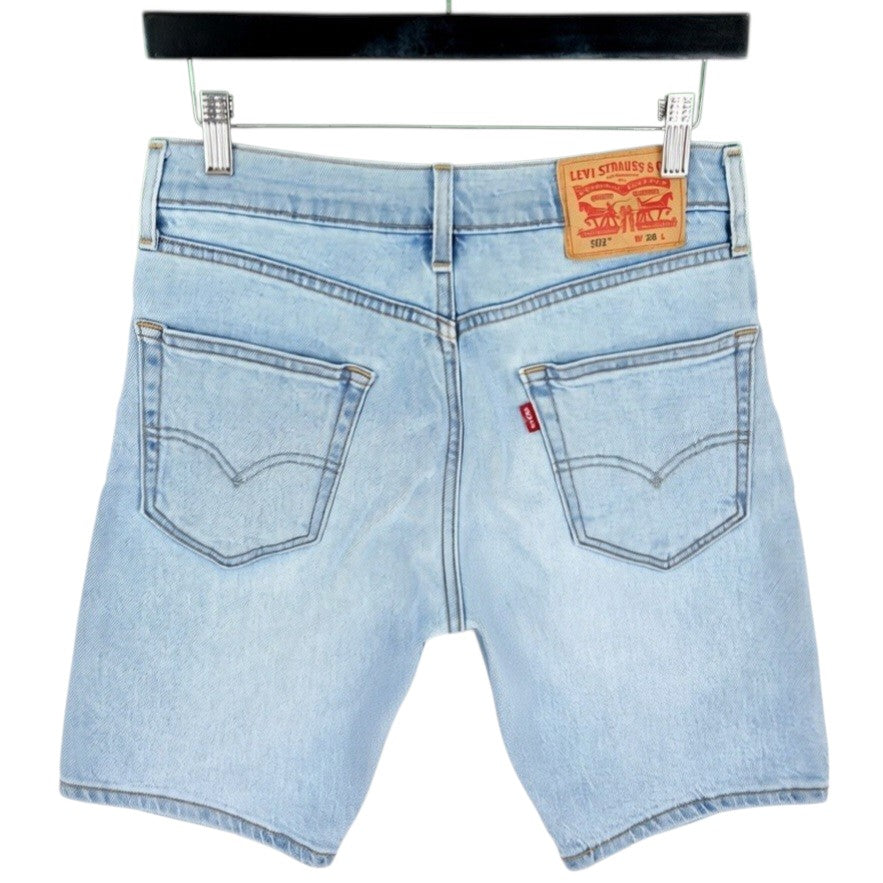 Levis 502 Jeans Light Blue Denim Shorts W28