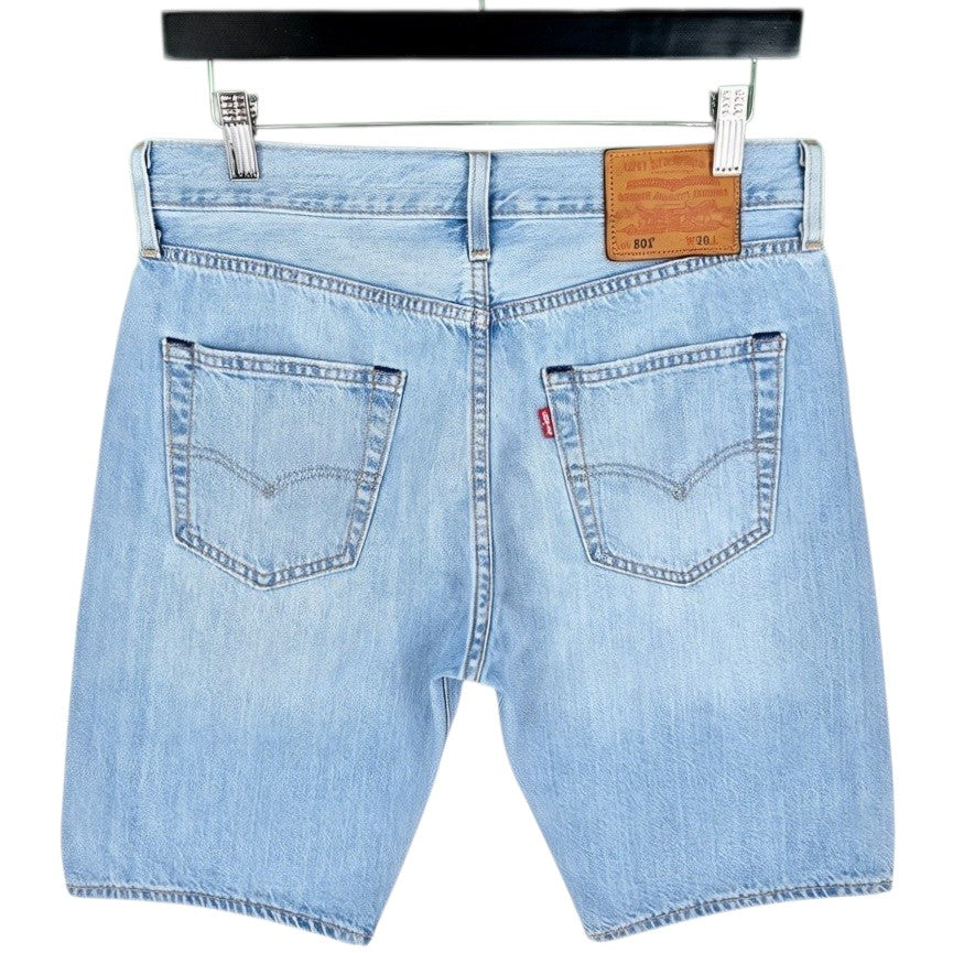 Levis Premium 501 Jeans Light Blue Denim Shorts W30